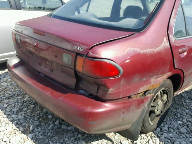 3N1AB41DXXL109914 - 1999 NISSAN SENTRA BAS BURGUNDY photo 9