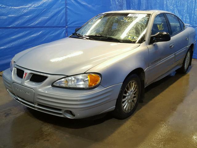 1G2NF52TXYM716678 - 2000 PONTIAC GRAND AM S 银色 照片 2