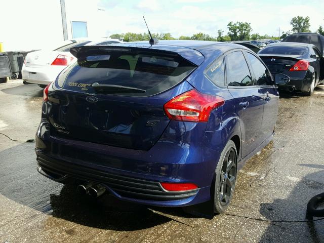 1FADP3L99HL322855 - 2017 FORD FOCUS ST BLUE photo 4