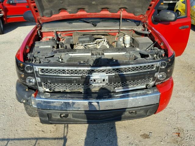 1GCEK14X78Z149736 - 2008 CHEVROLET SILVERADO RED photo 7