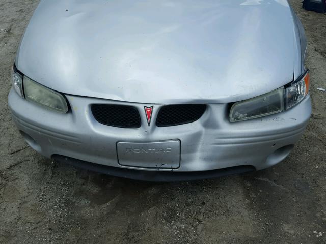1G2WP52K63F135135 - 2003 PONTIAC GRAND PRIX SILVER photo 9