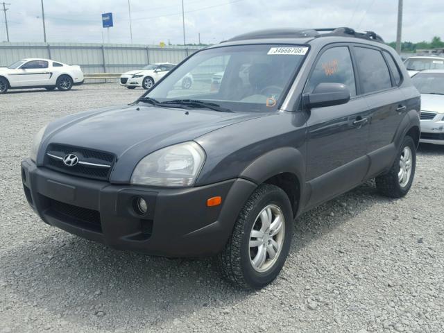 KM8JN72DX7U587076 - 2007 HYUNDAI TUCSON SE GRAY photo 2