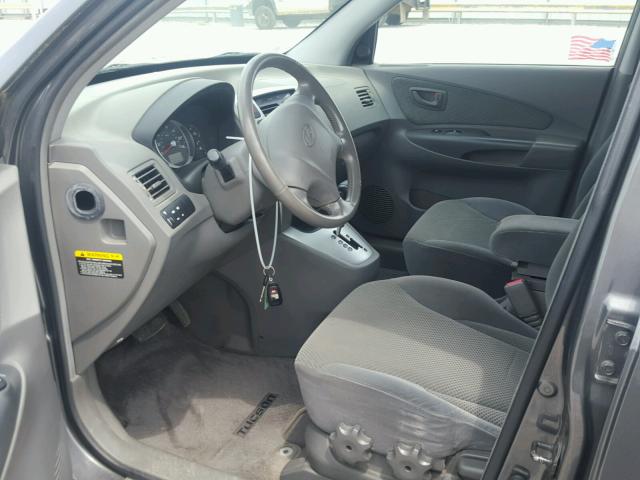 KM8JN72DX7U587076 - 2007 HYUNDAI TUCSON SE GRAY photo 5