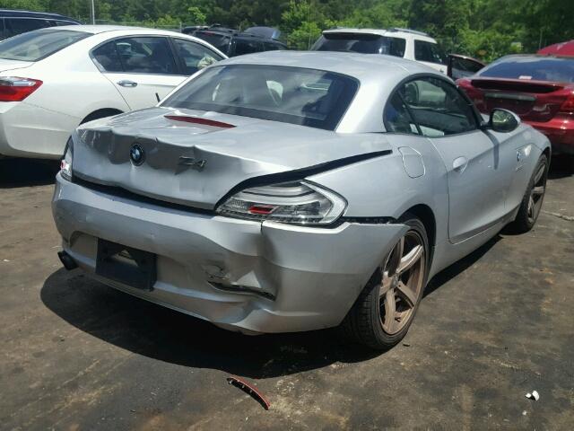 WBALM53599E376876 - 2009 BMW Z4 SDRIVE3 SILVER photo 4