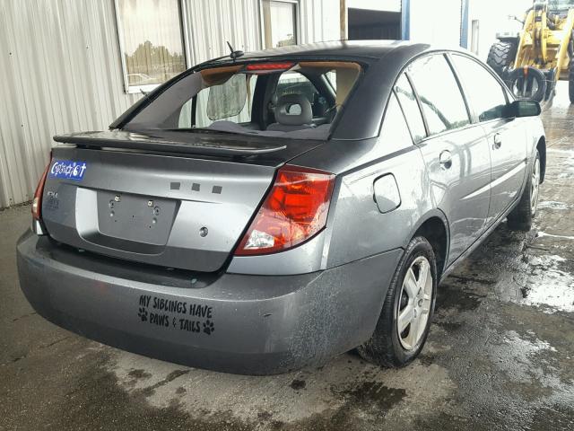 1G8AJ58F06Z100153 - 2006 SATURN ION LEVEL GRAY photo 4