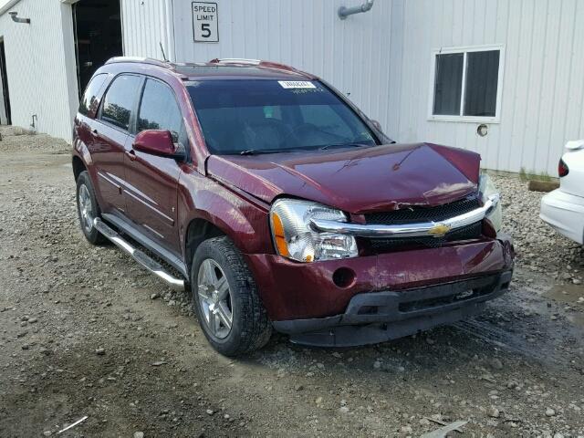 2CNDL73F676088065 - 2007 CHEVROLET EQUINOX LT MAROON photo 1