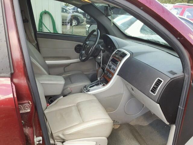 2CNDL73F676088065 - 2007 CHEVROLET EQUINOX LT MAROON photo 5