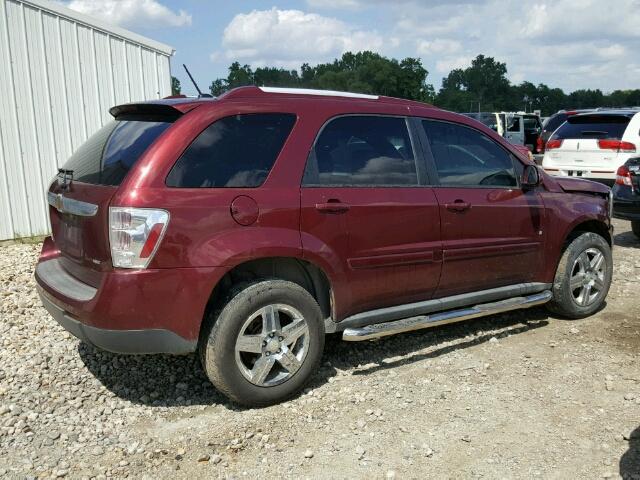 2CNDL73F676088065 - 2007 CHEVROLET EQUINOX LT MAROON photo 9