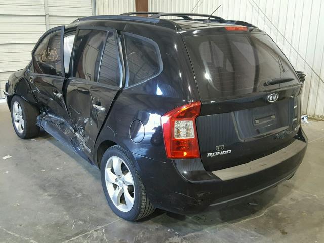 KNAFG526077116852 - 2007 KIA RONDO LX BLACK photo 3