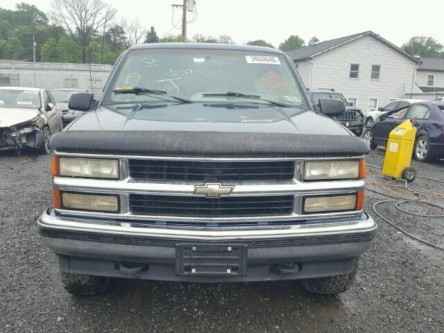 1GNFK16K55J352952 - 1995 CHEVROLET K1500 SUBU TEAL photo 9