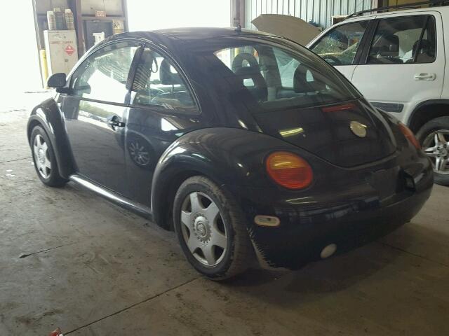 3VWCA21C6XM412443 - 1999 VOLKSWAGEN NEW BEETLE შავი ფოტო 3