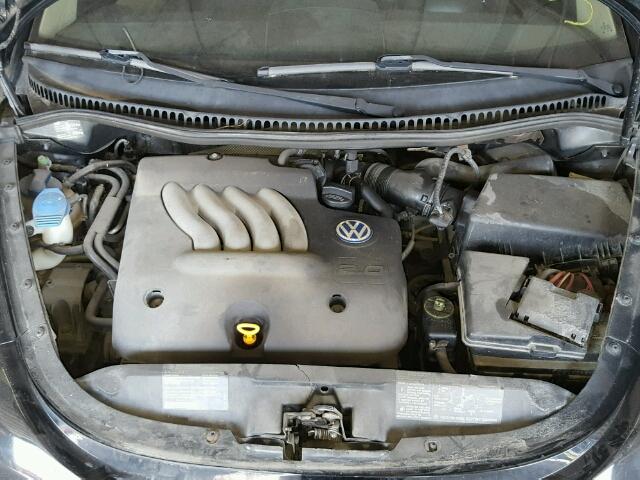 3VWCA21C6XM412443 - 1999 VOLKSWAGEN NEW BEETLE შავი ფოტო 7