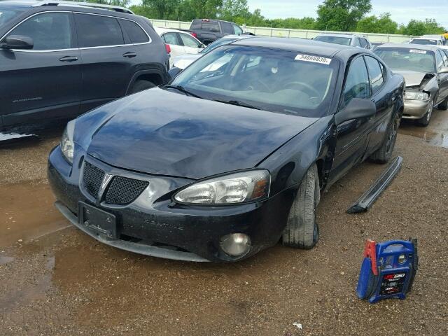 2G2WP552981101877 - 2008 PONTIAC GRAND PRIX BLACK photo 2