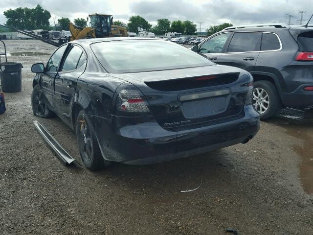 2G2WP552981101877 - 2008 PONTIAC GRAND PRIX BLACK photo 3