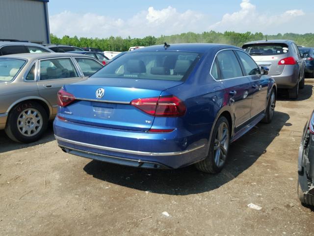 1VWDT7A39HC013153 - 2017 VOLKSWAGEN PASSAT R-L BLUE photo 4