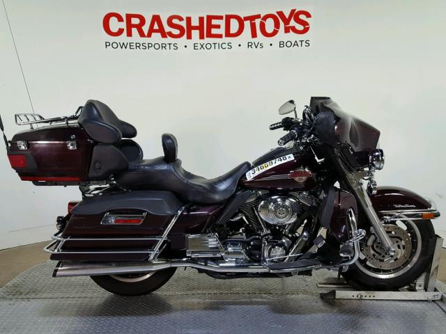 1HD1FCW166Y711845 - 2006 HARLEY-DAVIDSON FLHTCUI Марун фото 1