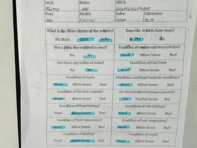 1HD1FCW166Y711845 - 2006 HARLEY-DAVIDSON FLHTCUI Марун фото 20