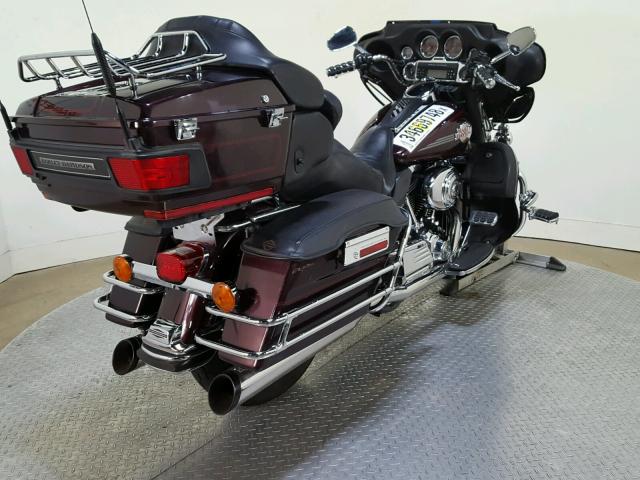 1HD1FCW166Y711845 - 2006 HARLEY-DAVIDSON FLHTCUI Марун фото 8