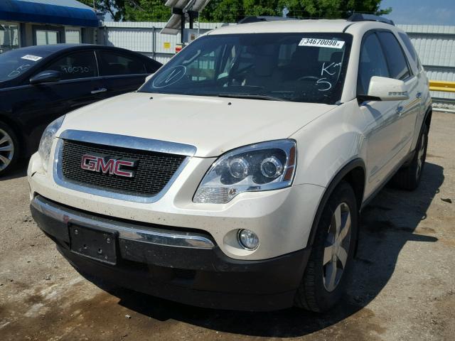 1GKKVSED7BJ111938 - 2011 GMC ACADIA SLT 白色 照片 2