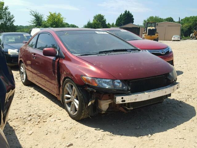 2HGFG21597H707343 - 2007 HONDA CIVIC SI BURGUNDY photo 1