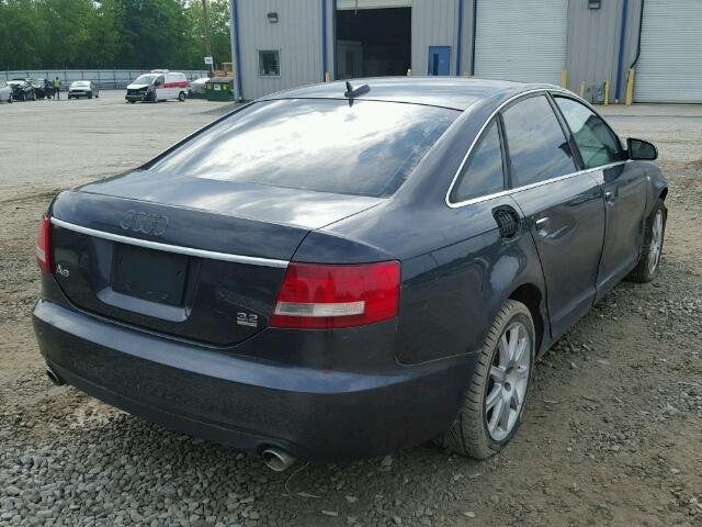 WAUDG74F95N075517 - 2005 AUDI A6 3.2 QUA GRAY photo 4