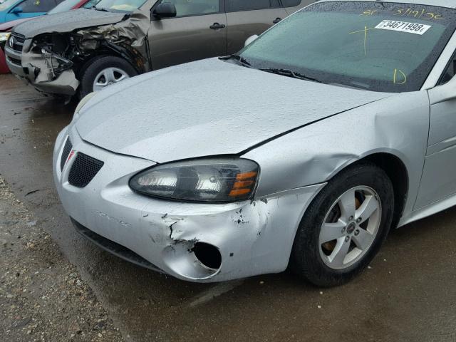 2G2WS542451265937 - 2005 PONTIAC GRAND PRIX ვერცხლისფერი ფოტო 9