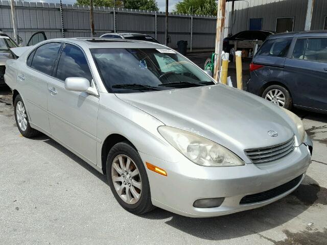 JTHBA30G445040450 - 2004 LEXUS ES 330 SILVER photo 1