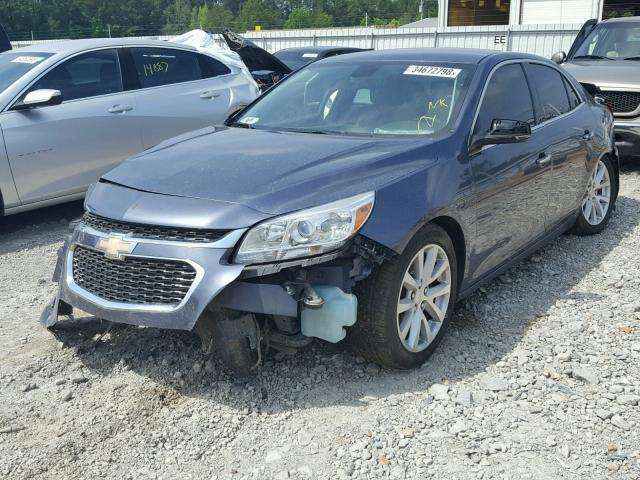 1G11H5SL1EF301312 - 2014 CHEVROLET MALIBU LTZ 蓝色 照片 2