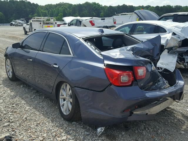 1G11H5SL1EF301312 - 2014 CHEVROLET MALIBU LTZ 蓝色 照片 3