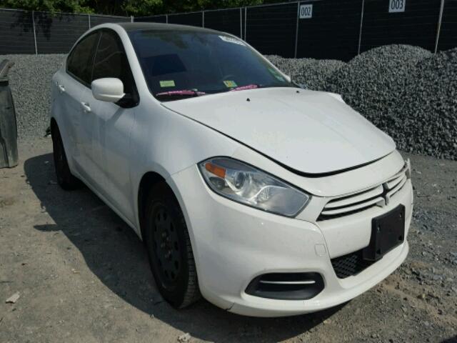 1C3CDFAA1FD346561 - 2015 DODGE DART SE WHITE photo 1