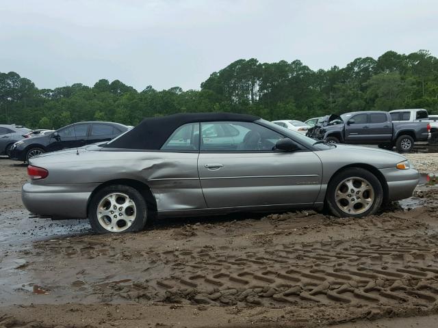 3C3EL55H3XT594867 - 1999 CHRYSLER SEBRING JX SILVER photo 9