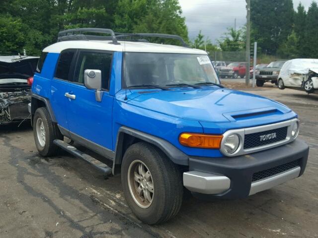 JTEZU11F470002702 - 2007 TOYOTA FJ CRUISER BLUE photo 1