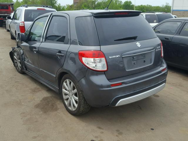 JS2YA5A59B6300746 - 2011 SUZUKI SX4 BASE GRAY photo 3