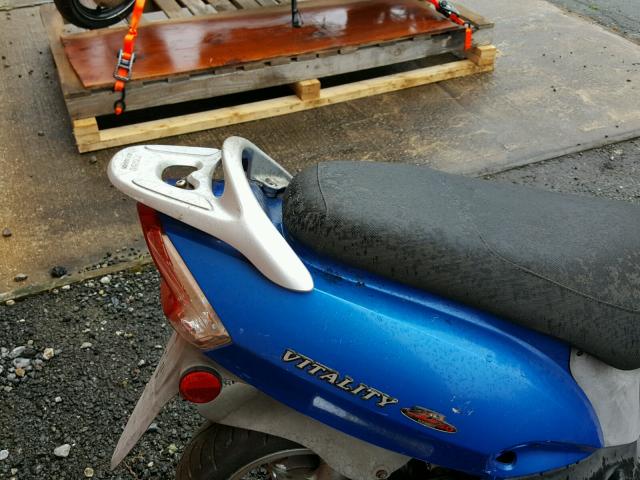 RFBU3A048B130527 - 2005 KYMCO USA INC MOPED BLUE photo 6