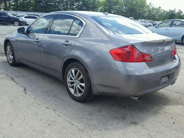 JNKCV61F39M356838 - 2009 INFINITI G37 GRAY photo 3