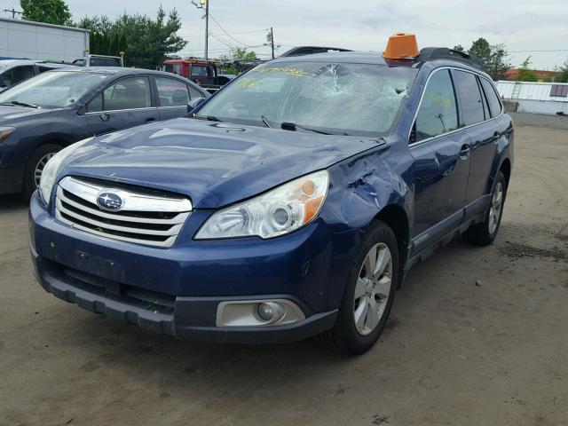 4S4BRBGCXA3365887 - 2010 SUBARU OUTBACK 2. BLUE photo 2