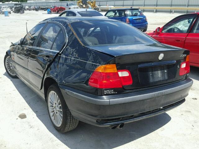 WBAAV53481FJ66330 - 2001 BMW 330 I BLACK photo 3