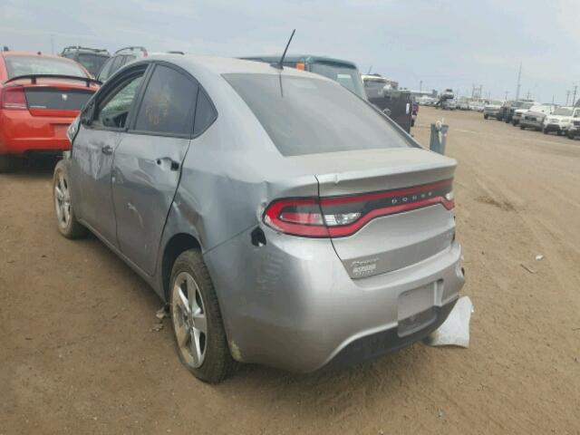 1C3CDFBB9GD762107 - 2016 DODGE DART SILVER photo 3