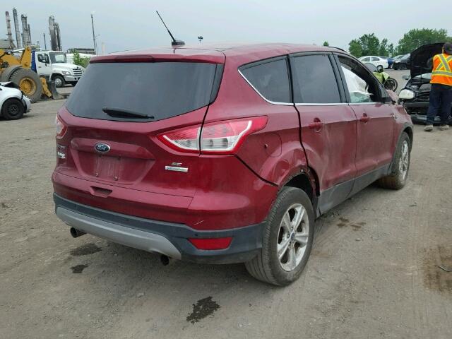 1FMCU0GX3DUB72828 - 2013 FORD ESCAPE RED photo 4