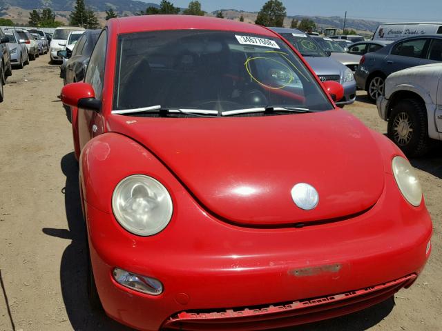 3VWBK21C42M434457 - 2002 VOLKSWAGEN NEW BEETLE წითელი ფოტო 1