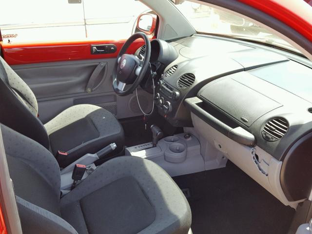 3VWBK21C42M434457 - 2002 VOLKSWAGEN NEW BEETLE წითელი ფოტო 5