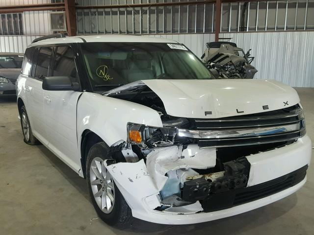 2FMGK5B82EBD07471 - 2014 FORD FLEX SE WHITE photo 1