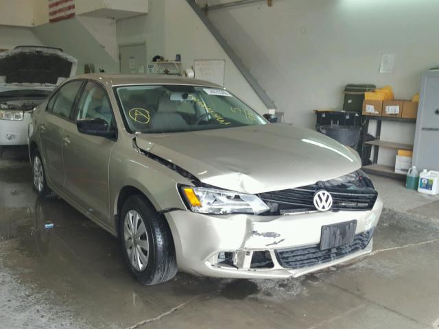 3VW2K7AJXDM269707 - 2013 VOLKSWAGEN JETTA BASE 米色 照片 1