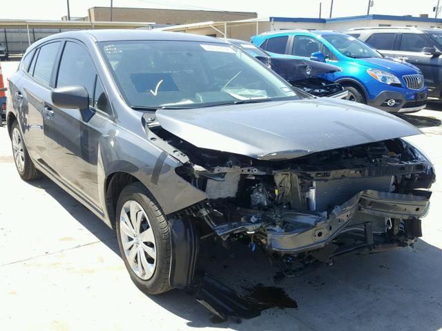 4S3GTAA61J3708806 - 2018 SUBARU IMPREZA CHARCOAL photo 1