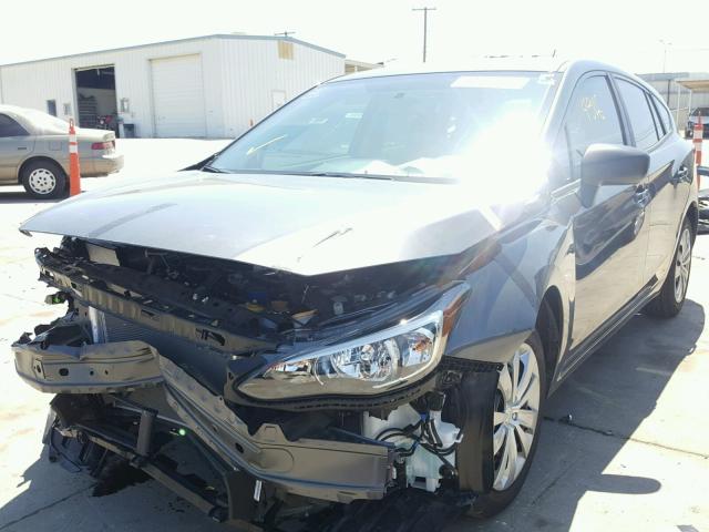 4S3GTAA61J3708806 - 2018 SUBARU IMPREZA CHARCOAL photo 2