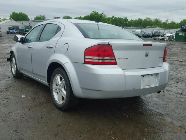 1B3CC1FB6AN218579 - 2010 DODGE AVENGER EX SILVER photo 3