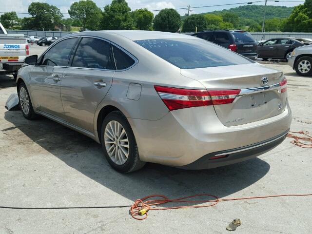 4T1BD1EB1EU022100 - 2014 TOYOTA AVALON HYB TAN photo 3