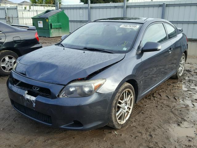 JTKDE167770197832 - 2007 TOYOTA SCION TC BLUE photo 2