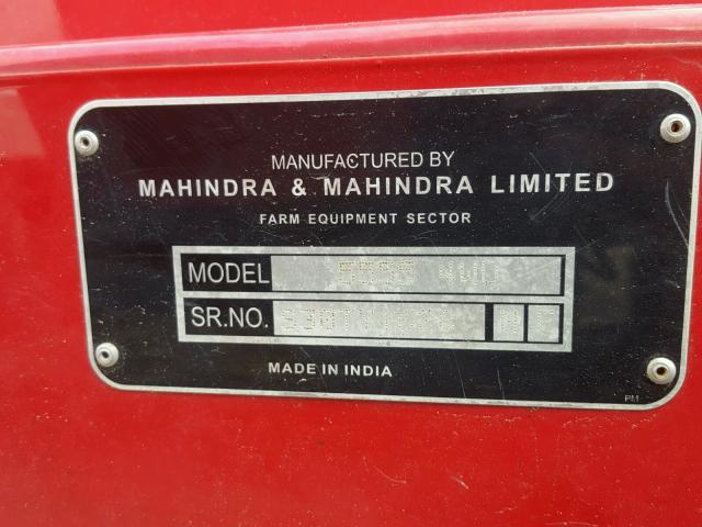 S30TY1628 - 2016 MAHINDRA AND MAHINDRA TRACTOR RED photo 10