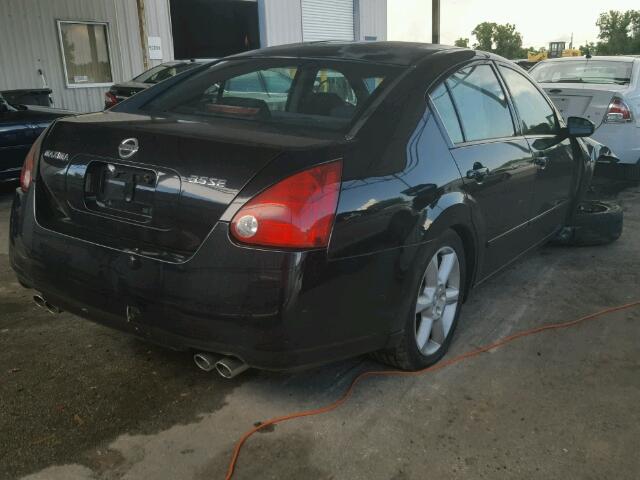 1N4BA41E44C877544 - 2004 NISSAN MAXIMA SE BLACK photo 4